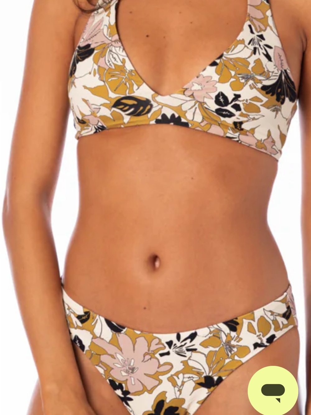 Maaji vintage floral reversible bikini set XL